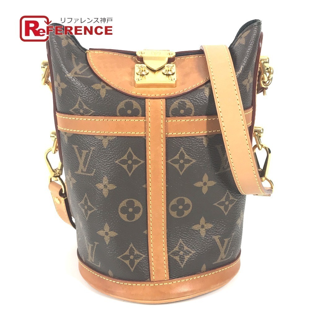 Louis Vuitton Monogram Duffel Bag Handbag Shoulder Brown